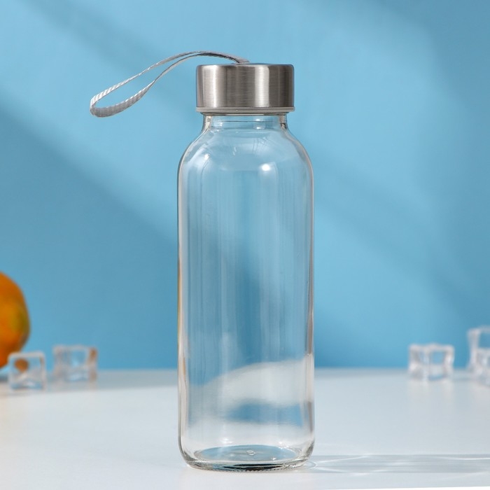 Бутылка для воды стеклянная в чехле «Лучшие друзья», 300 мл, h=16,5 см, рисунок МИКС Бутылка для воды стеклянная в чехле «Лучшие друзья», 300 мл, h=16,5 см, рисунок МИКС