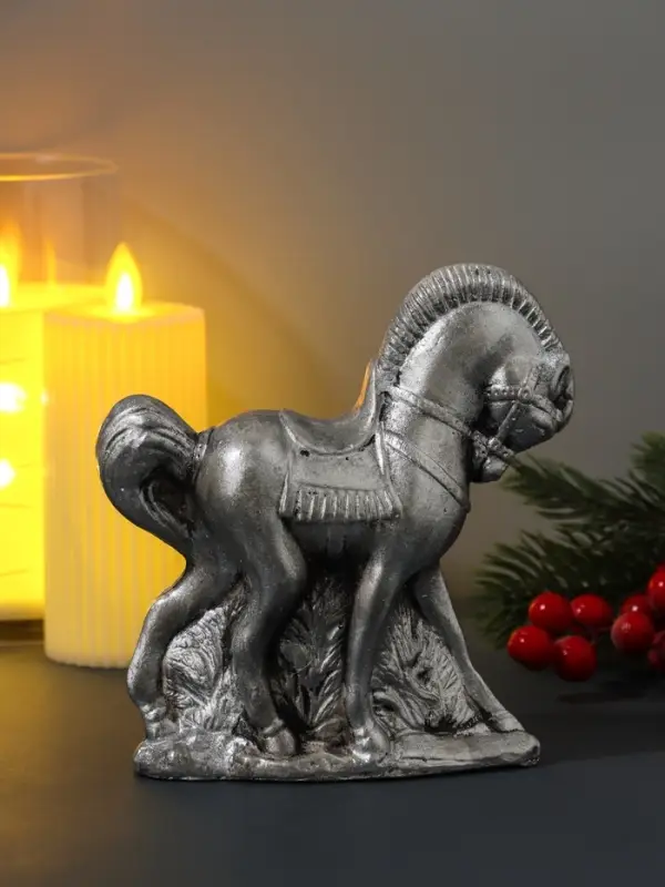 Фигурка  Фигурка "Лошадь" 13,5х5х14 см, серебро