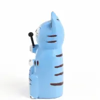 Фигурка &laquo;Кот с микрофоном&raquo;, 3&times;4&times;8 см, дерево, МИКС