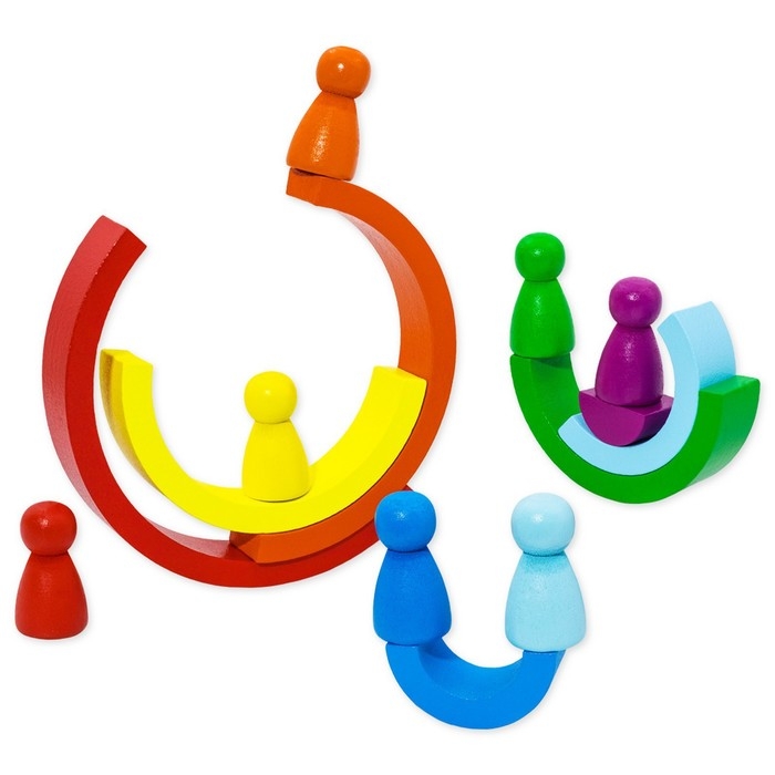 Пирамидка «Ступеньки. Радуга» Пирамидка «Ступеньки. Радуга»