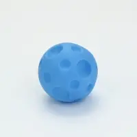 Игрушка пищащая "Мячик" для собак, 6,5 см, голубая Игрушка пищащая "Мячик" для собак, 6,5 см, голубая