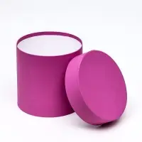Набор круглых коробок 5 в 1 &laquo;Ягодный&raquo;, 23&times;23 - 15&times;15 см