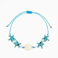 Браслет &laquo;Мррской&raquo;, ракушка и звезда, цвет МИКС