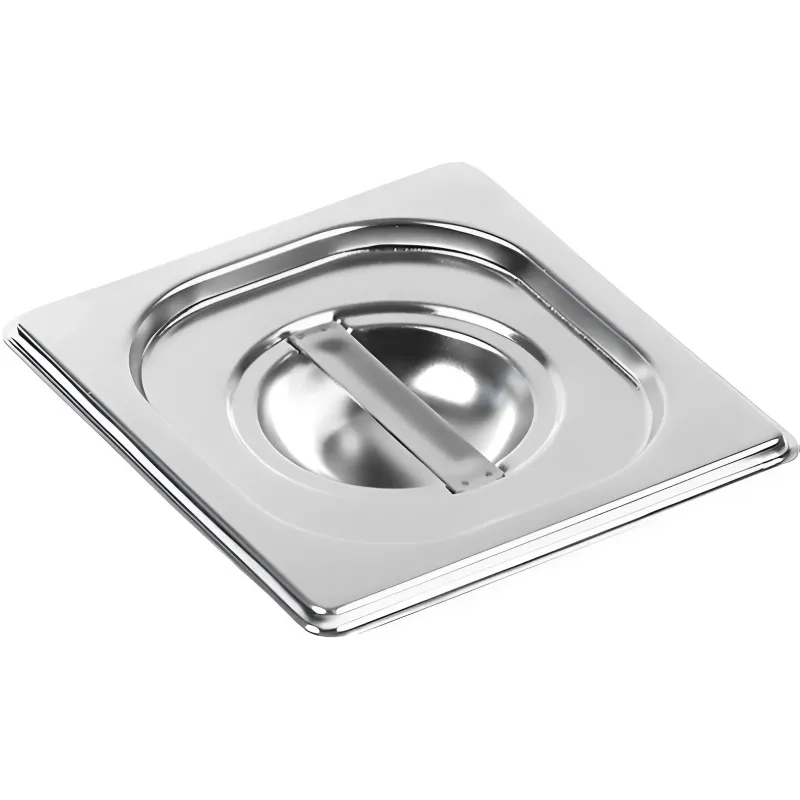 Крышка для гастроемкости 1/6, нерж. сталь AISI201,176x162мм, толщина 0,7мм