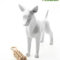 Игрушка для собак канатная, до 30 см, до 150 г, плетеная с ручкой