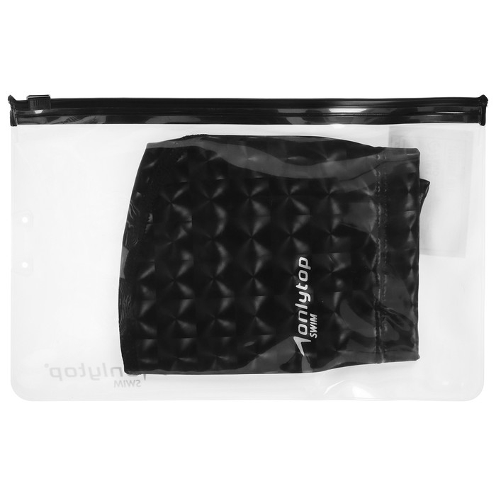 Шапочка для плавания взрослая ONLYTOP, тканевая, обхват 54-60 см Шапочка для плавания взрослая ONLYTOP, тканевая, обхват 54-60 см