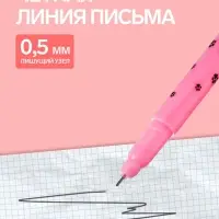 Ручка-прикол Calligrata &laquo;Котик&raquo;, чёрный стержень, гелевая, МИКС