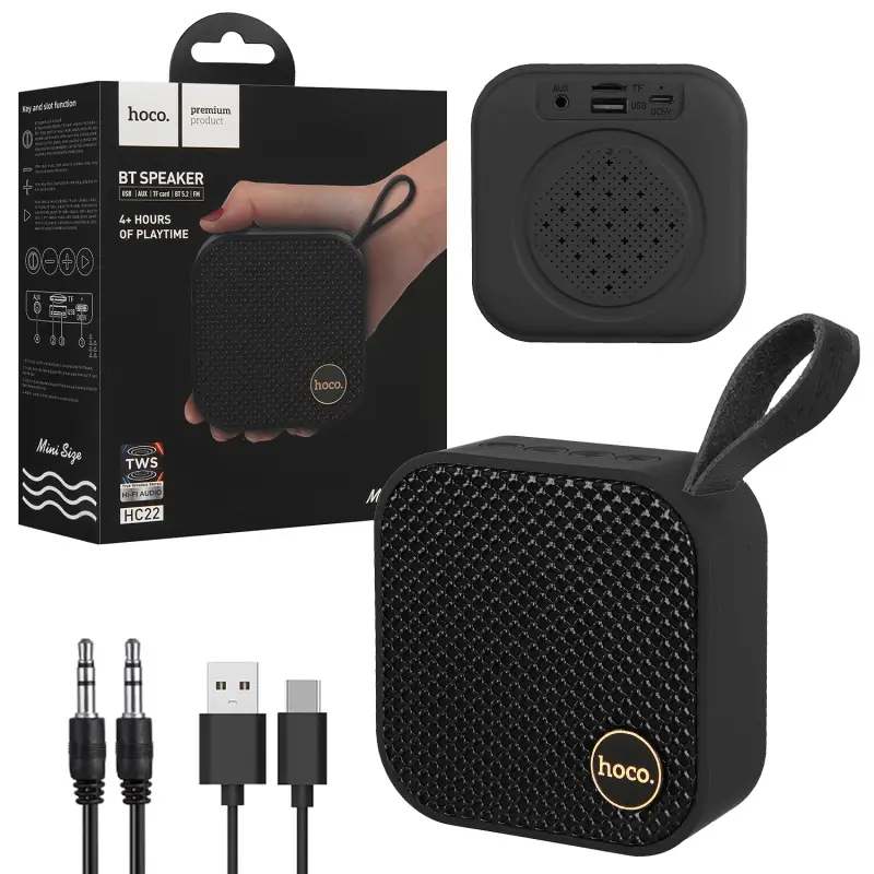 Портативная акустика Bluetooth HC22 HOCO черная