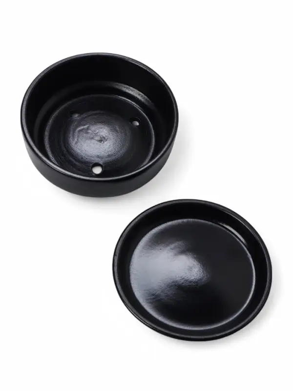 Горшок бонсайница 0,7 л, 15×5,5 см для кактусов и суккулентов черный, керамика Горшок бонсайница 0,7 л, 15×5,5 см для кактусов и суккулентов черный, керамика "Огма"