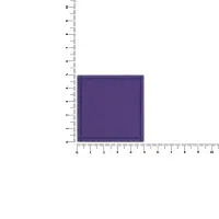 Лейбл из ПВХ Dzeta, L, фиолетовый