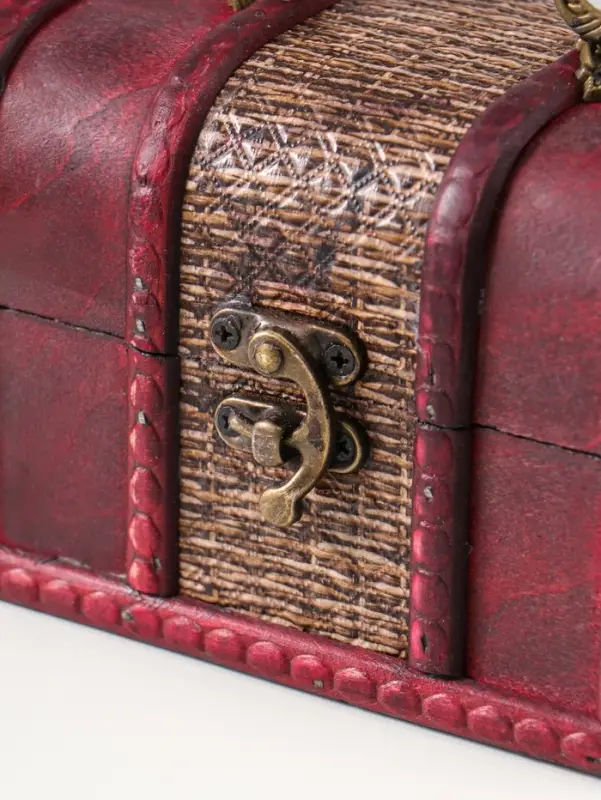 Шкатулка для украшений &laquo;Сундук. Абрэмо&raquo;, дерево, 9&times;13&times;9.5 см