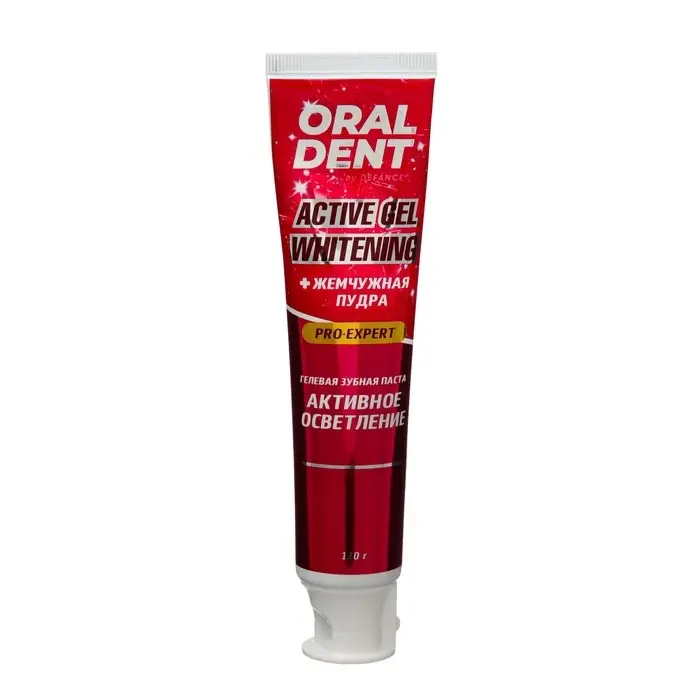 Зубная паста DEFANCE Oraldent Active Gel, отбеливающая, 120 г