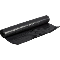 Мешки для мусора ПВД 160л 80мкм 10шт/рул черные 90x110см