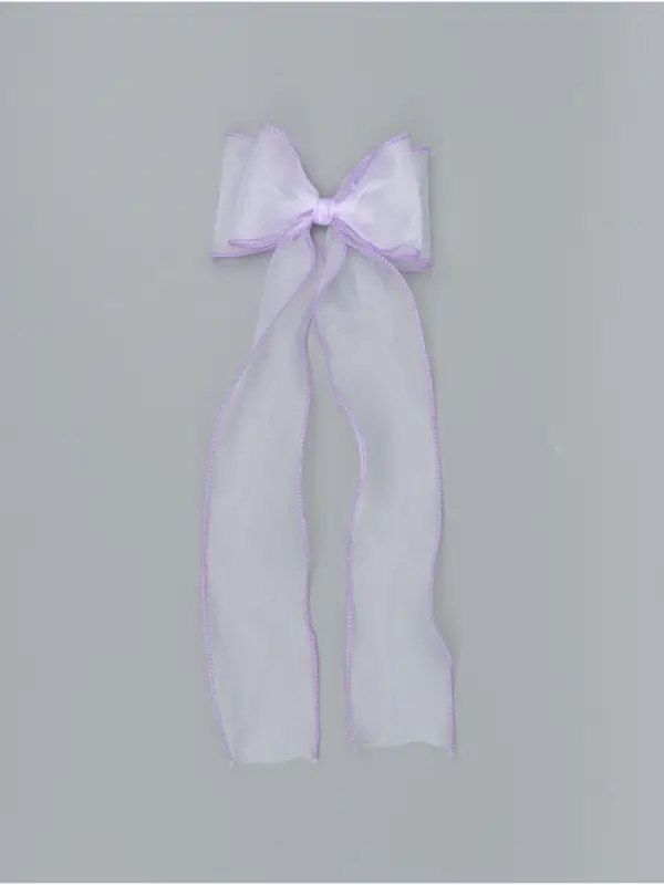 Бант для волос на заколке сиреневый, Холодное сердце Бант для волос на заколке сиреневый, Холодное сердце