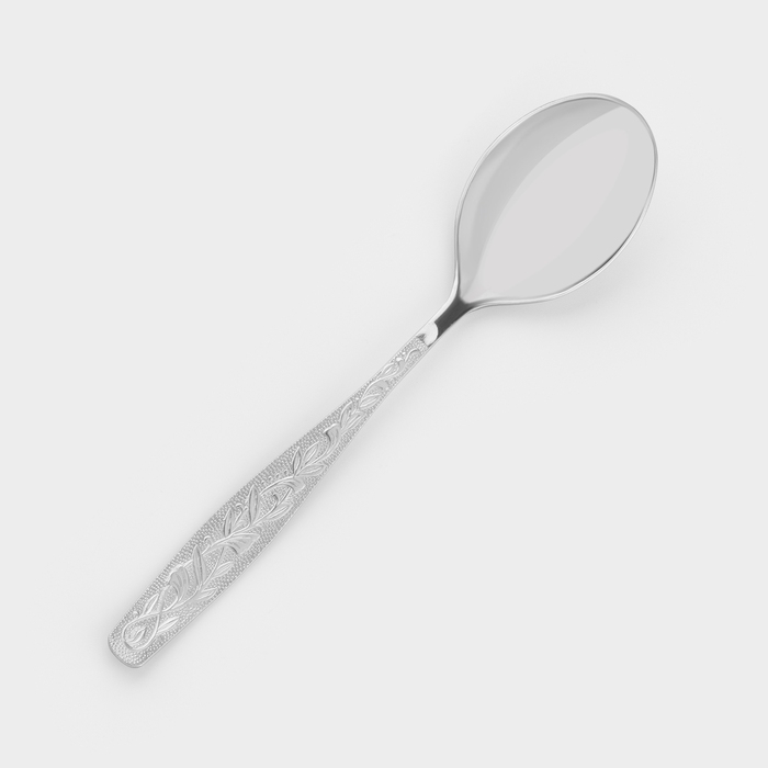 Ложка столовая «Уралочка», длина 19,5 см, толщина 2 мм, цвет серебряный Ложка столовая «Уралочка», длина 19,5 см, толщина 2 мм, цвет серебряный