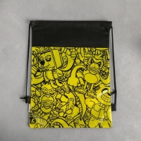 Мешок для обуви «Паттерн мультяшки» 41×30 см
