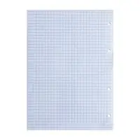 Сменный блок для тетрадей на кольцах, 80 листов в клетку, ErichKrause, белый