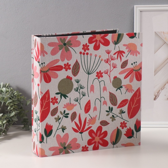 Фотоальбом на 1000 фото 10х15 см Фотоальбом на 1000 фото 10х15 см "Садовые цветы" МИКС 4,6х33,4х36 см