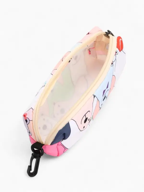 Рюкзак школьный &laquo;Мишка&raquo;, с пеналом, 29&times;12&times;41 см, разноцветный