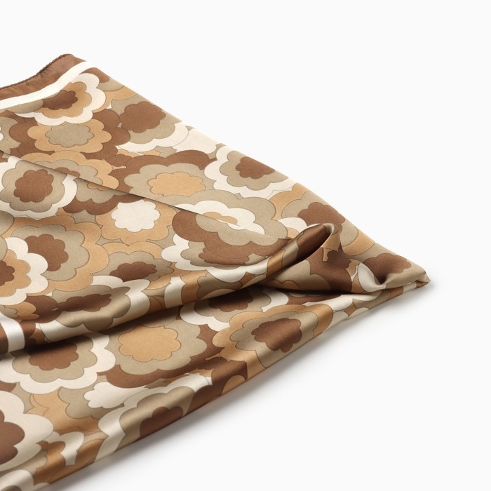 Платок женский MINAKU р-р 70*70 см, цв. коричневый Платок женский MINAKU р-р 70*70 см, цв. коричневый