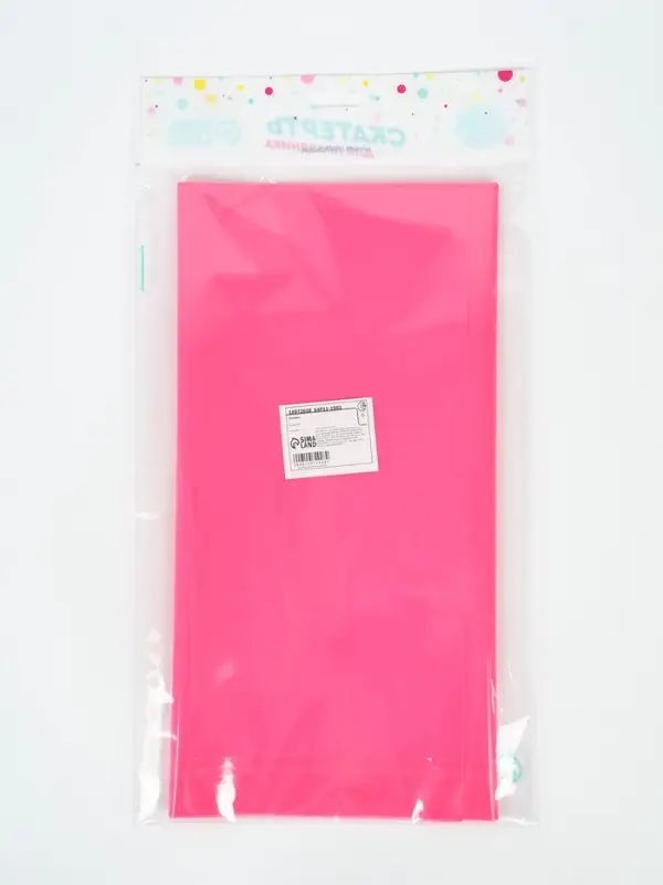 Скатерть 137*183см, флюорисцентная, цвет фуксия