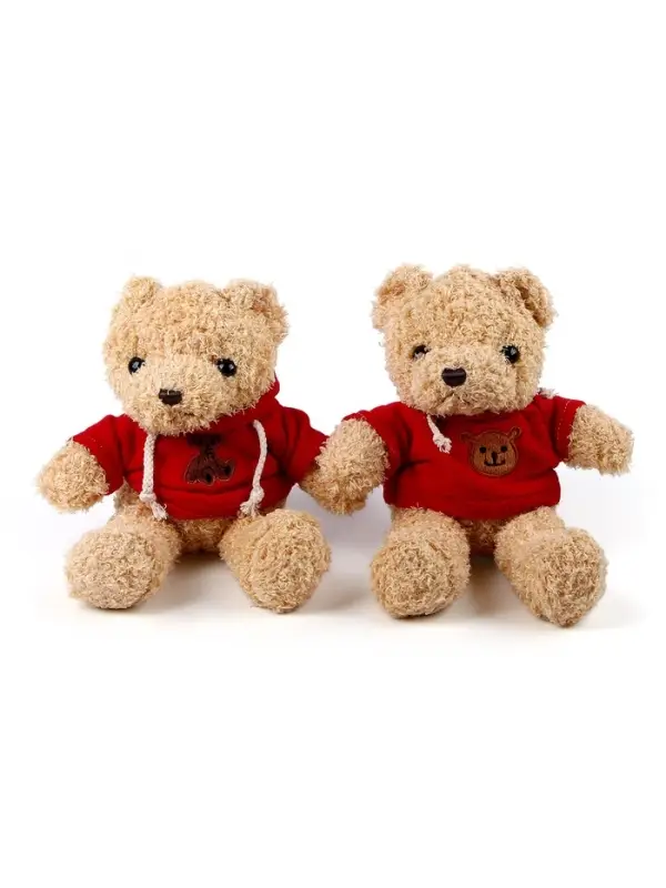 Мягкая игрушка &laquo;Медведь&raquo;, в кофте, 30 см, красная