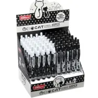 Ручка шариковая &laquo;Кошки&raquo;, автоматическая, синий стержень, узел 0.5 мм, корпус с рисунком, МИКС