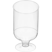 Рюмка одноразовая 100мл, КРИСТАЛЛ прозр., КОМУС ПС 6шт/уп