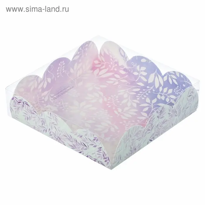 Коробка для печенья, кондитерская упаковка с пластиковой крышкой, «Хорошего настроения», 10.5 х 10.5 х 3 см Коробка для печенья, кондитерская упаковка с пластиковой крышкой, «Хорошего настроения», 10.5 х 10.5 х 3 см