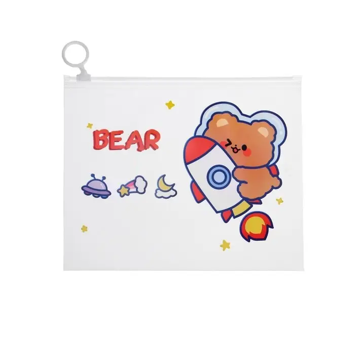 Папка на молнии А5 "Зверушки", МИКС