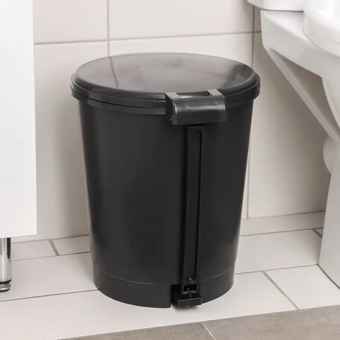 Ведро для мусора с педалью &laquo;Эконом&raquo;, 12 л, с педалью, МИКС