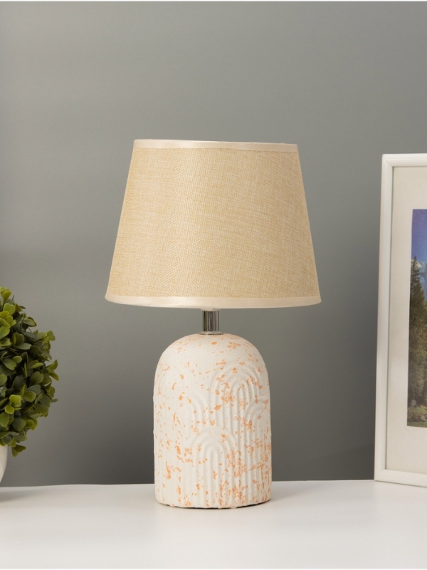 Настольная лампа "Радуга" 1х40Вт Е14 белый 20х20х33см