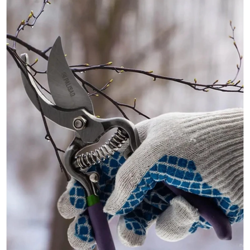 Секатор прямого реза 200 мм, обрезиненные рукоятки// Palisad 60561