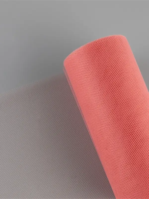 Фатин, 15 см, 23&plusmn;1 м, 11&plusmn;1 г/м&sup2;, тёмно-розовый