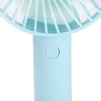 Вентилятор ручной Luazon LOF-02, портативный, 3 скорости, на аккумуляторе, 800 мАч, бирюзовый