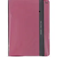 Ежедневник недатированный А5 Monochrome. Anemone, 136 листов, 7БЦ, розовый, soft touch, с резинкой