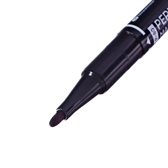 Маркер перманентный ErichKrause Double P-80, двусторонний, чёрный Маркер перманентный ErichKrause Double P-80, двусторонний, чёрный