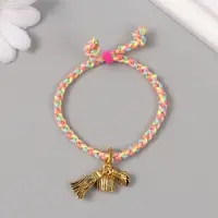 Браслет - талисман фэншуй &laquo;Косичка. Веник и совок&raquo;, набор 5 шт., регулируемая длина