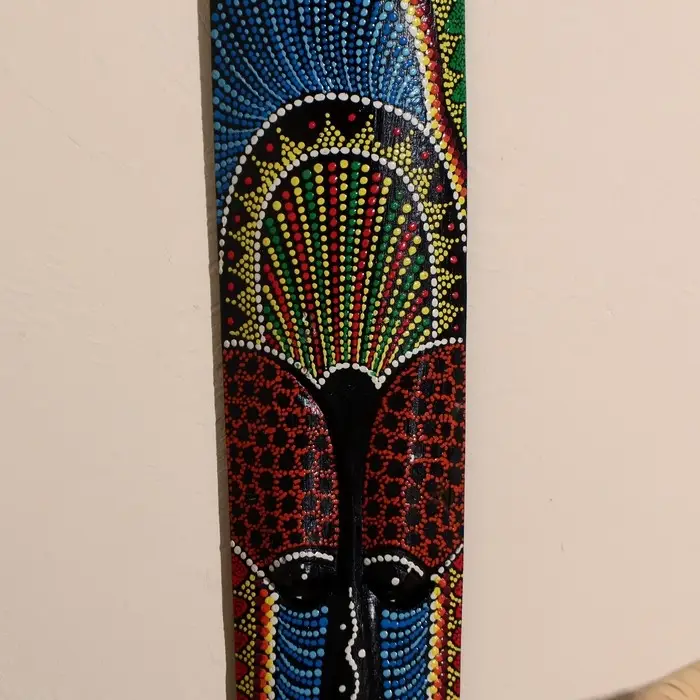 Маска дерево Маска дерево "Маори" 100х14х4 см МИКС