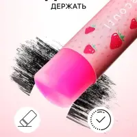 Ластик HappyGraphix Fruit, круглый, мягкий, МИКС