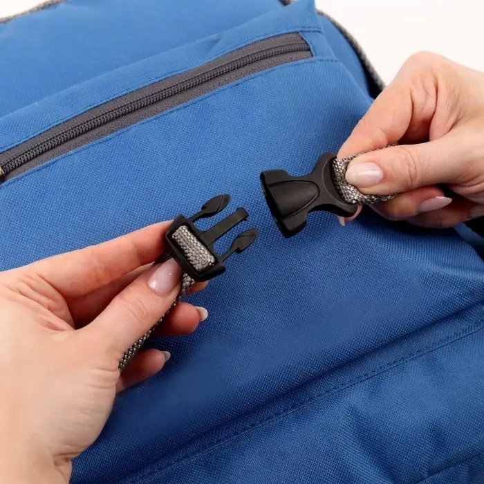 Фастекс 20 мм, нагрузка до 15 кг, 10 шт., чёрный