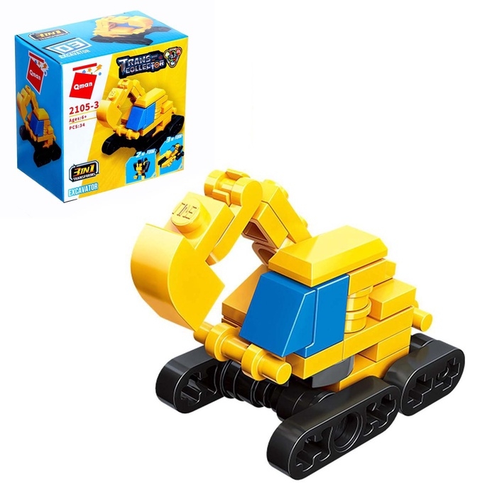 Конструктор "Транспорт", 2105-3  34 детали