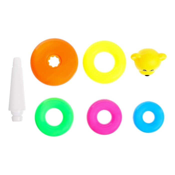 Пирамидка «Мишка», 5 колец Пирамидка «Мишка», 5 колец