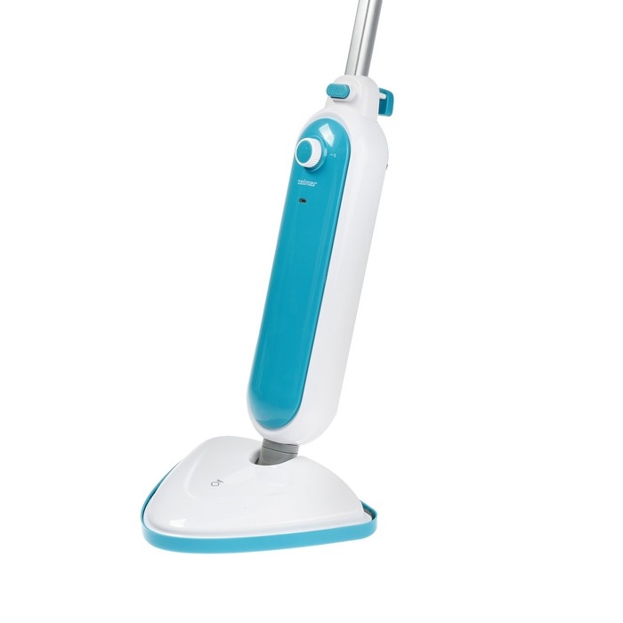 Паровая швабра Zelmer ZST1300, 1300 Вт, 400 мл, шнур 5 м, бело-голубая Паровая швабра Zelmer ZST1300, 1300 Вт, 400 мл, шнур 5 м, бело-голубая