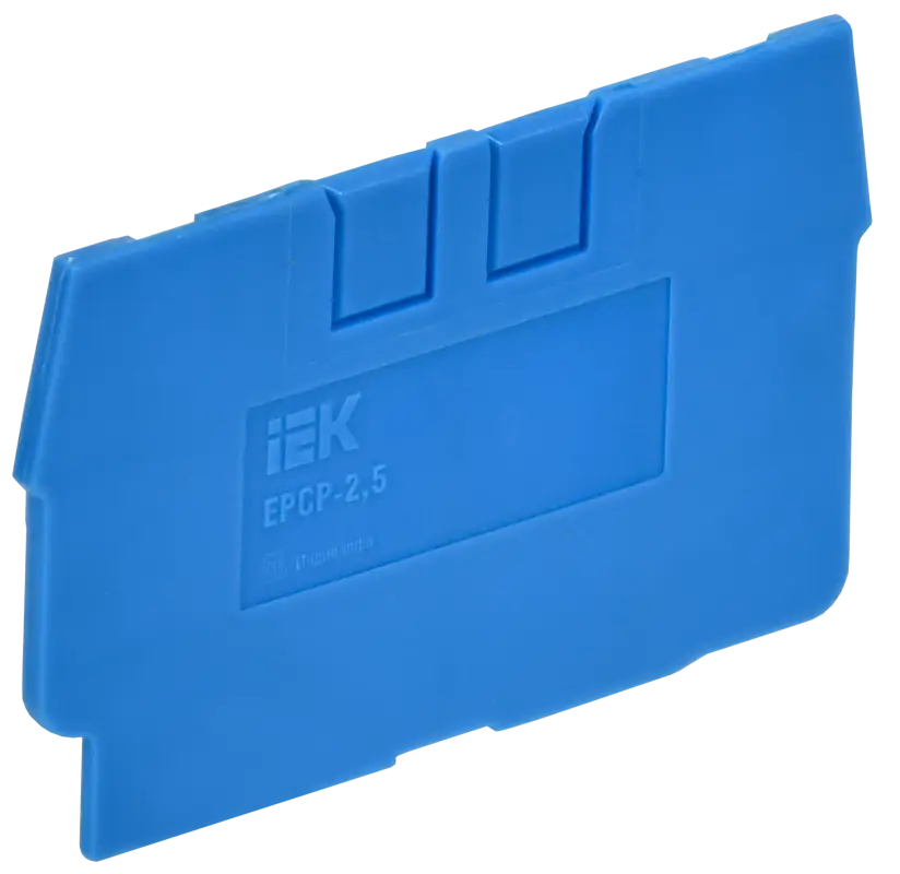 ARMAFIX Заглушка для колодки клеммной CP 2,5мм2 синяя IEK