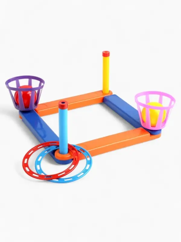 Кольцеброс-Шароброс, 2 шара, 2 кольца, 16.5&times;35 см, МИКС