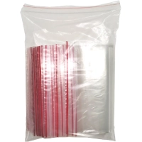 Пакет с замком Zip Lock 18 х 25 см, 60 мкм, с полосой для надп , 100 шт/уп