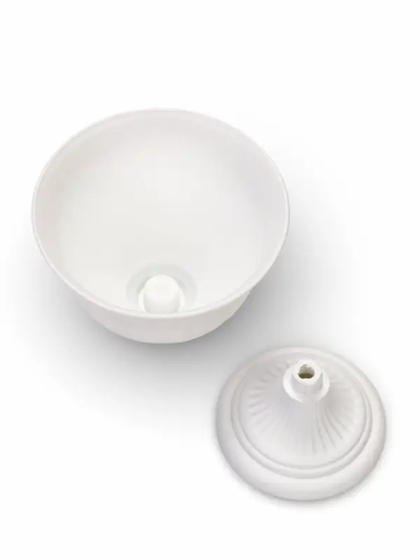 Вазон для цветов &laquo;Венеция&raquo;, 600 мл, d=14 см, h=14 см, пластиковый, белый