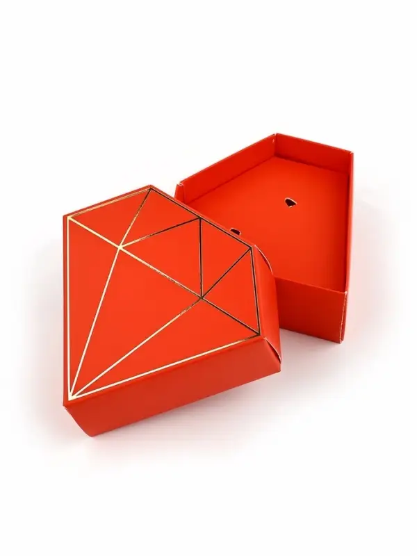 Коробка подарочная под бижутерию «Красная, тиснение», 10 х 9 х 3.5 см Коробка подарочная под бижутерию «Красная, тиснение», 10 х 9 х 3.5 см