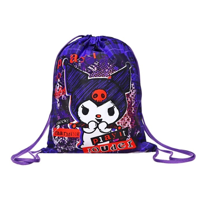 Мешок для обуви 470 х 370 мм, Kuromi, полиэстер 210D Мешок для обуви 470 х 370 мм, Kuromi, полиэстер 210D